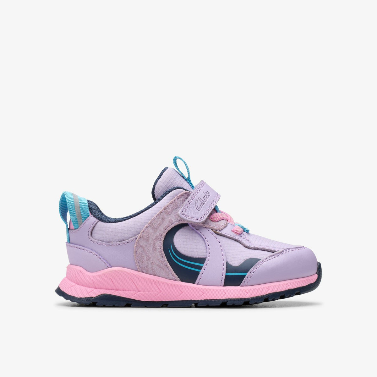 Selva Hero Toddler Lilac Combination | Clarks outlet