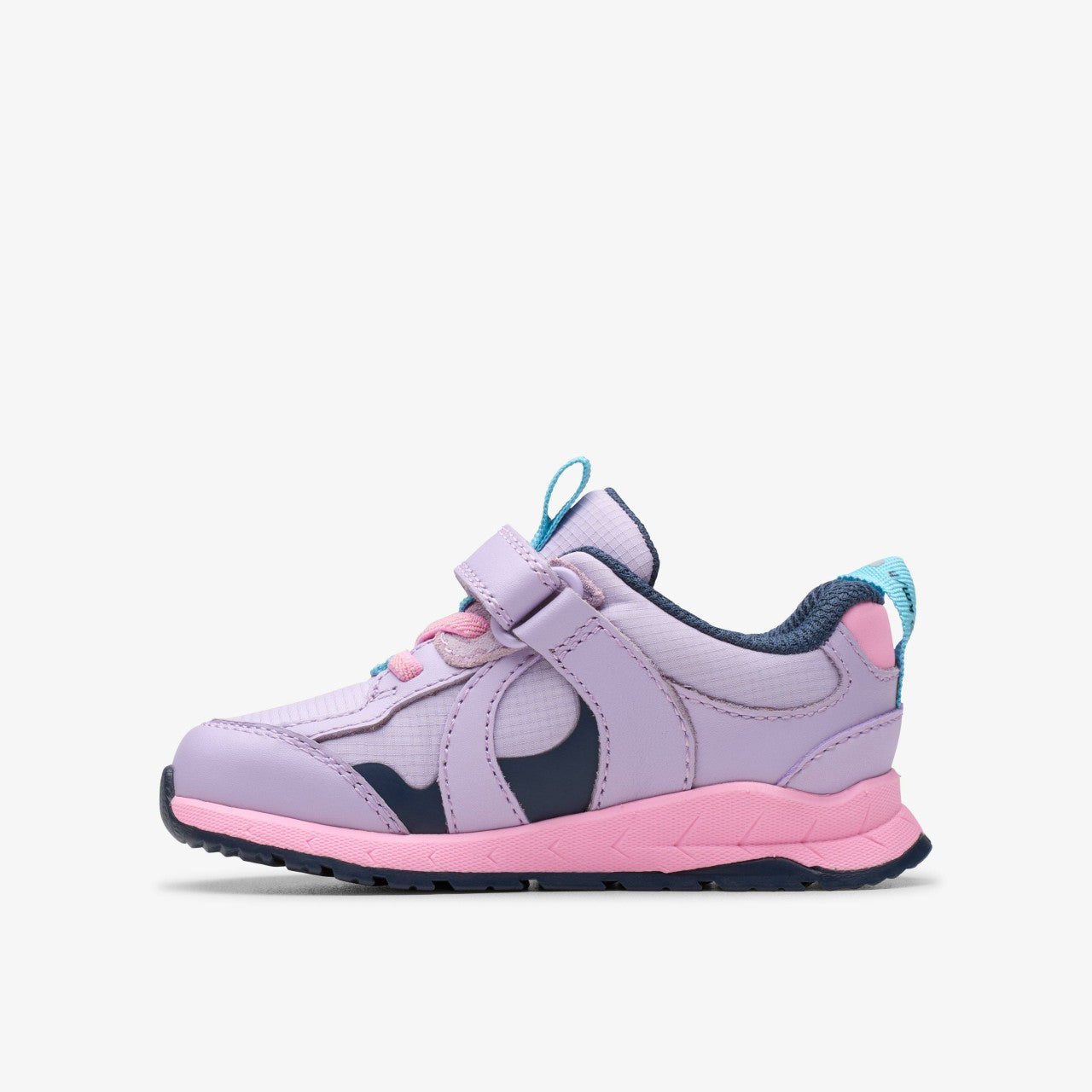 Selva Hero Toddler Lilac Combination | Clarks outlet