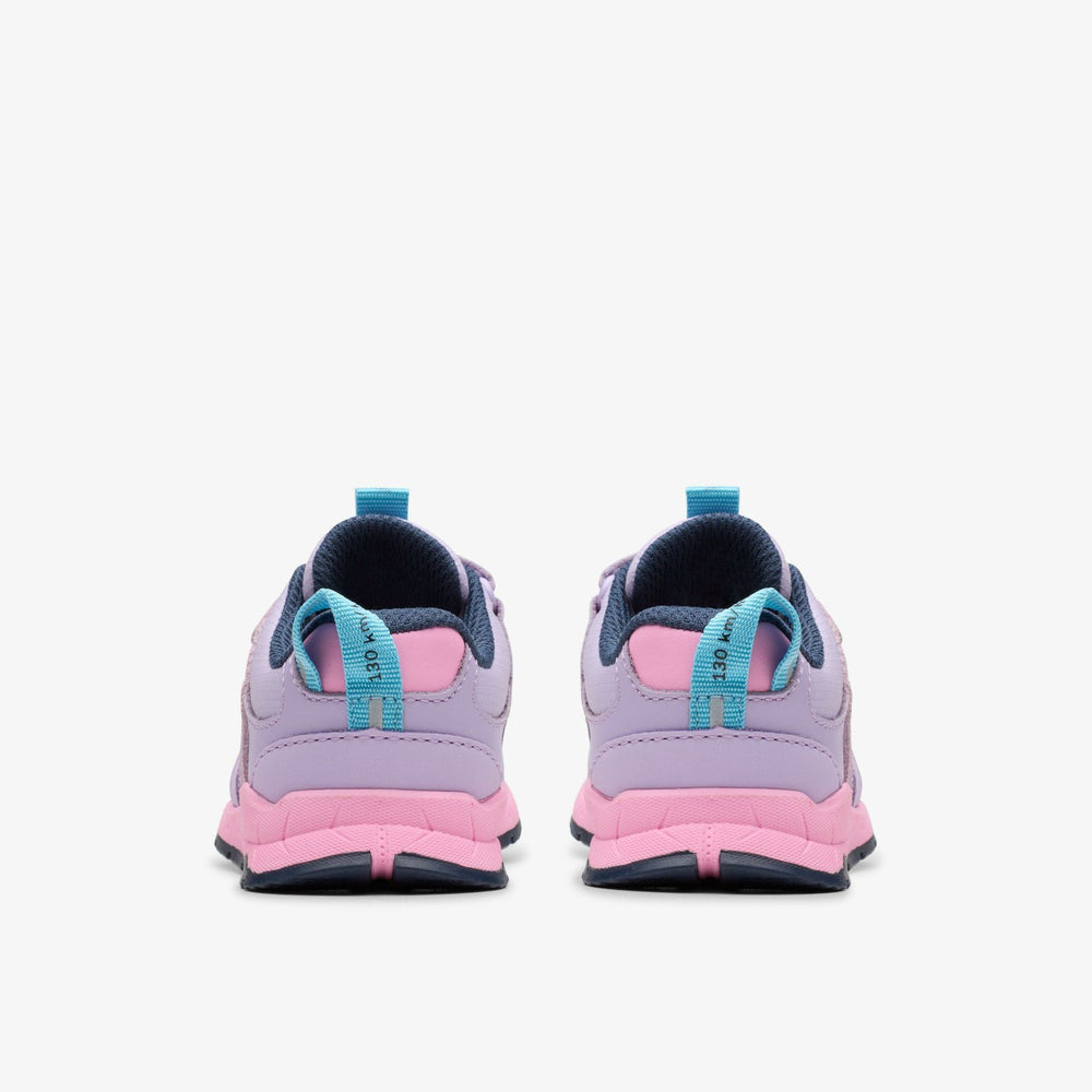 Selva Hero Toddler Lilac Combination | Clarks outlet