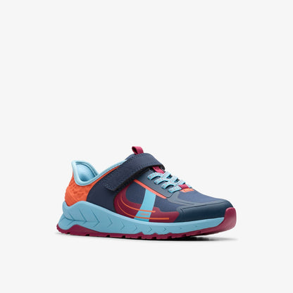 Selva Lane Kid Navy Combination | Clarks discount