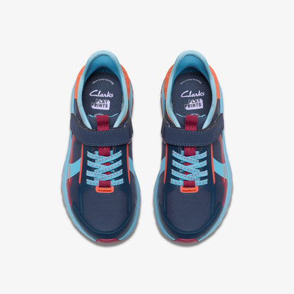 Selva Lane Kid Navy Combination | Clarks discount