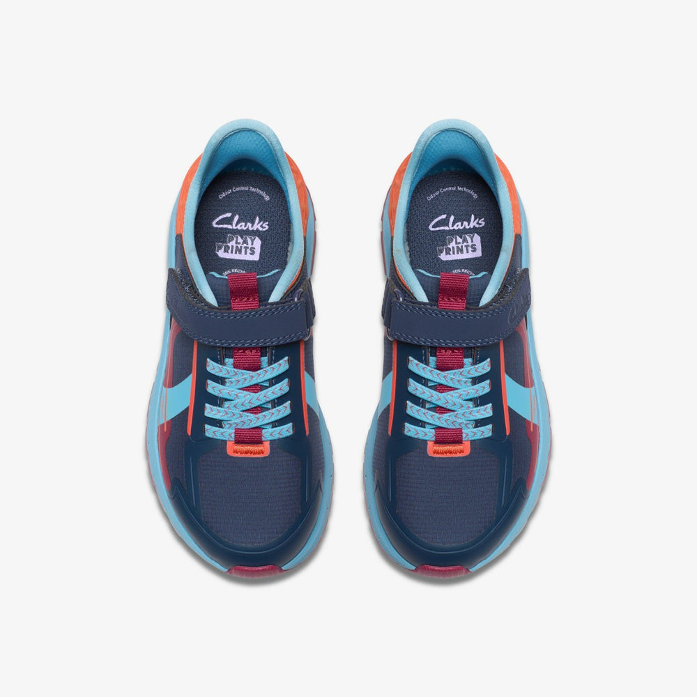 Selva Lane Kid Navy Combination | Clarks discount
