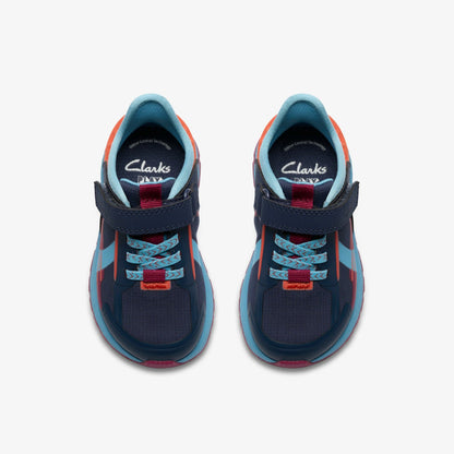 Selva Lane Toddler Navy Combination | Clarks Sale