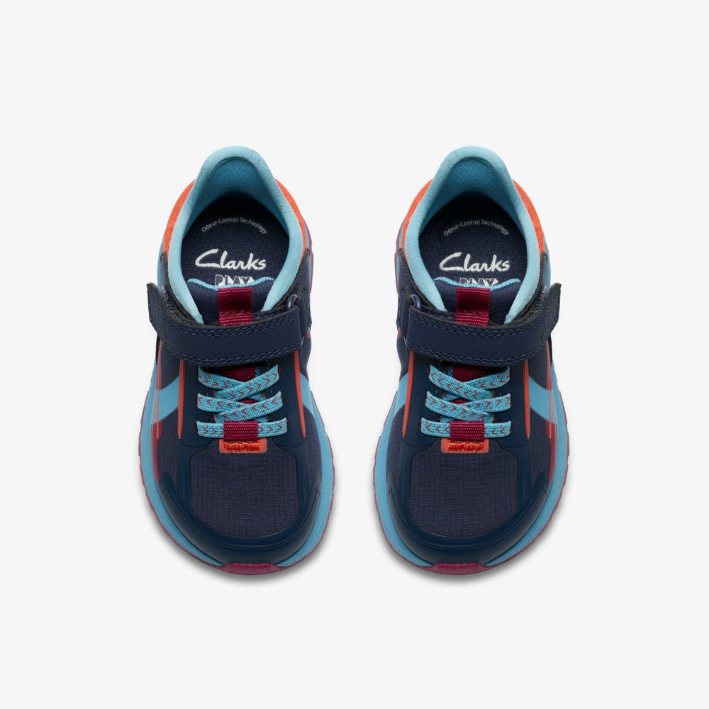 Selva Lane Toddler Navy Combination | Clarks Sale