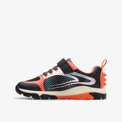 Steggy 2 Fly Kid Black/Orange | Clarks for sale