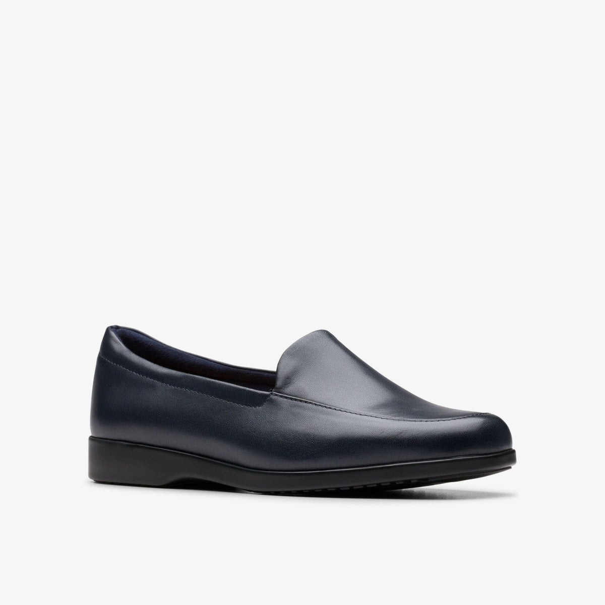 Georgia Loafer Navy Leather | Clarks for sale