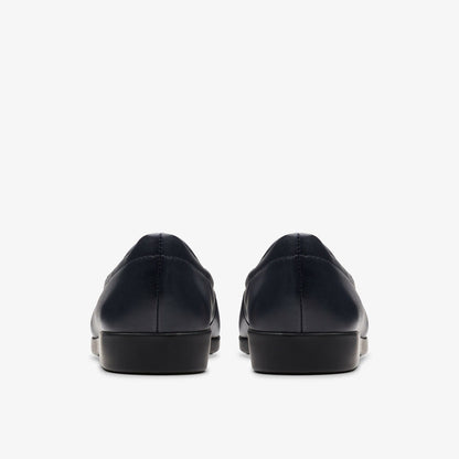 Georgia Loafer Navy Leather | Clarks for sale