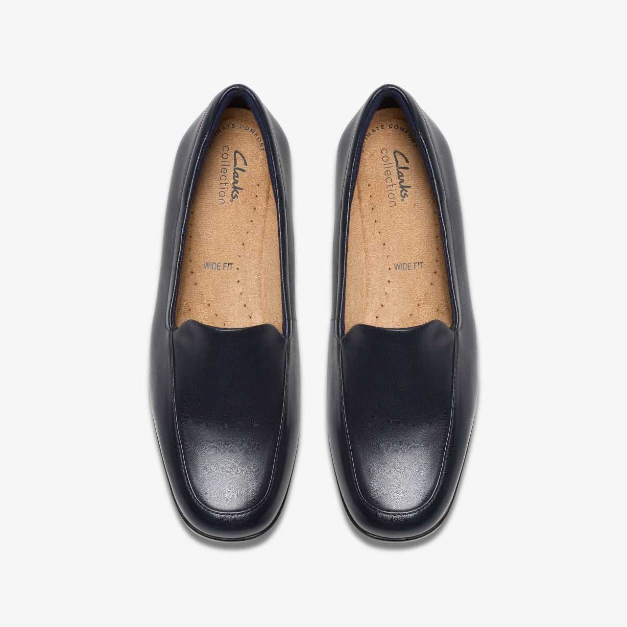 Georgia Loafer Navy Leather | Clarks for sale