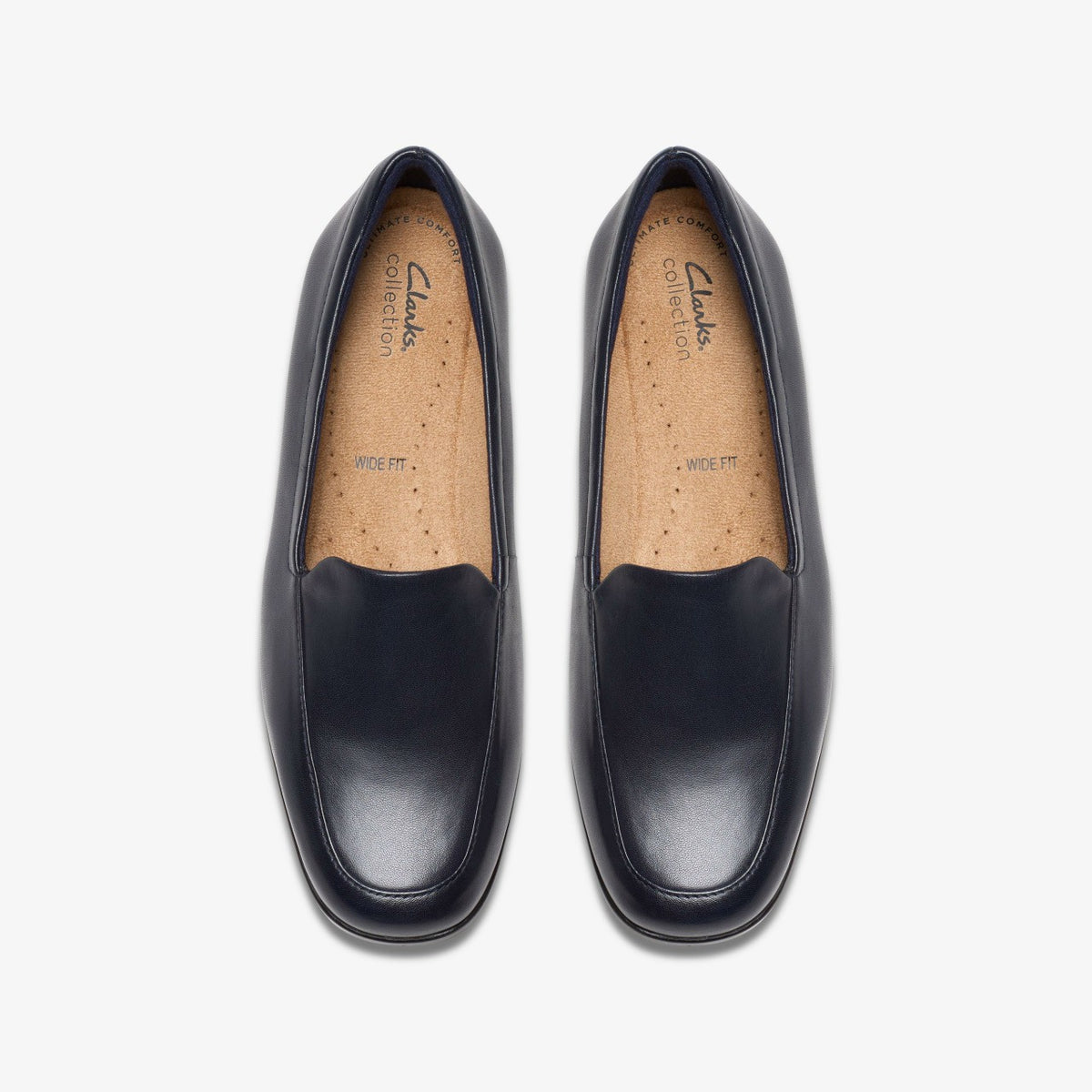Georgia Loafer Navy Leather | Clarks for sale