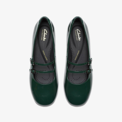 Daiss 30 Shine Dark Green | Clarks for sale