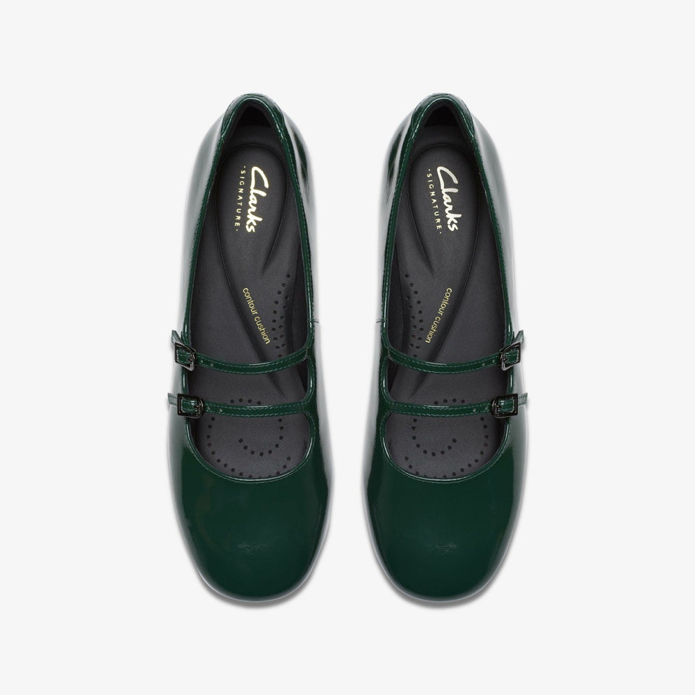 Daiss 30 Shine Dark Green | Clarks for sale