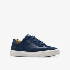 Makea Court Navy Leather | Clarks on Sale