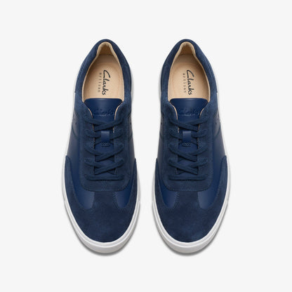 Makea Court Navy Leather | Clarks on Sale