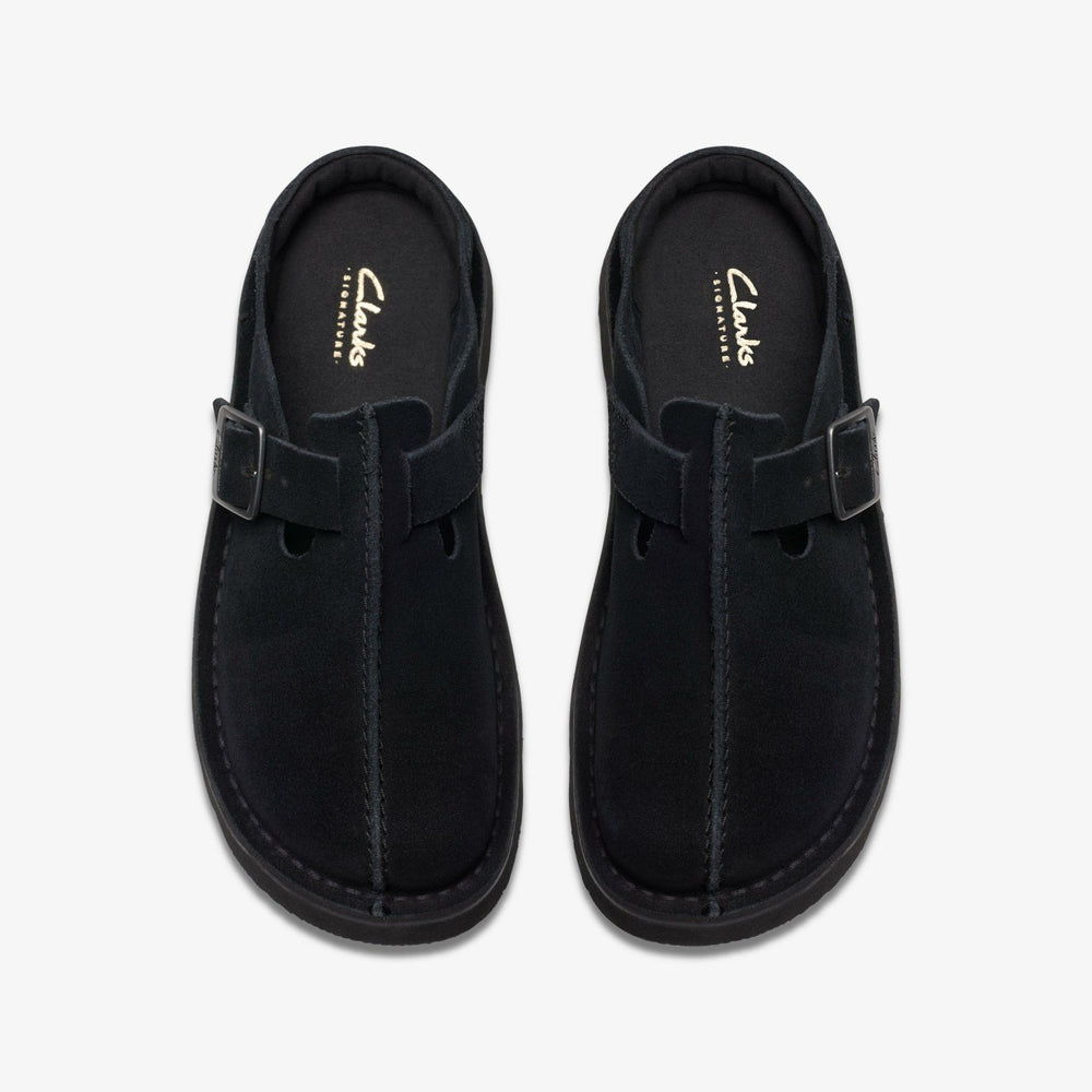Solsbury Mule Black Suede | Clarks Sale