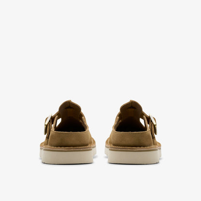 Solsbury Mule Dark Sand Suede | Clarks online