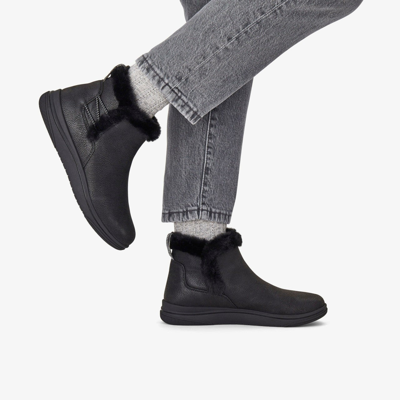 Brinkley Fur Black Combination | Clarks Sale