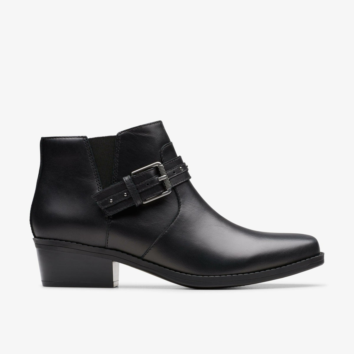 Danyelle Wish Black Leather | Clarks outlet
