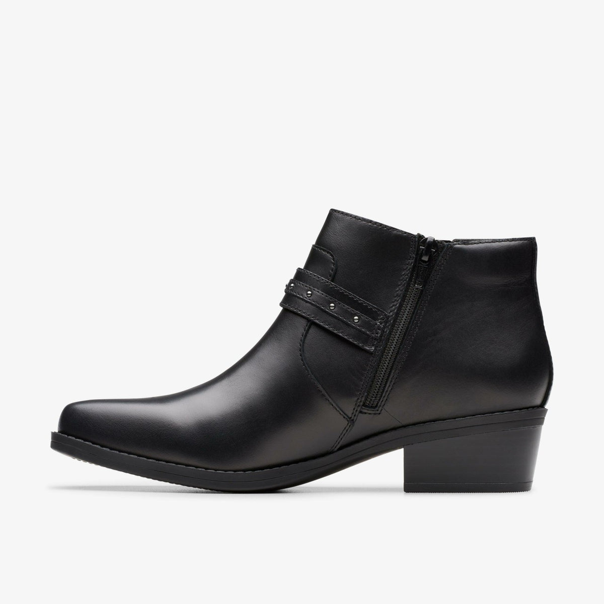 Danyelle Wish Black Leather | Clarks outlet