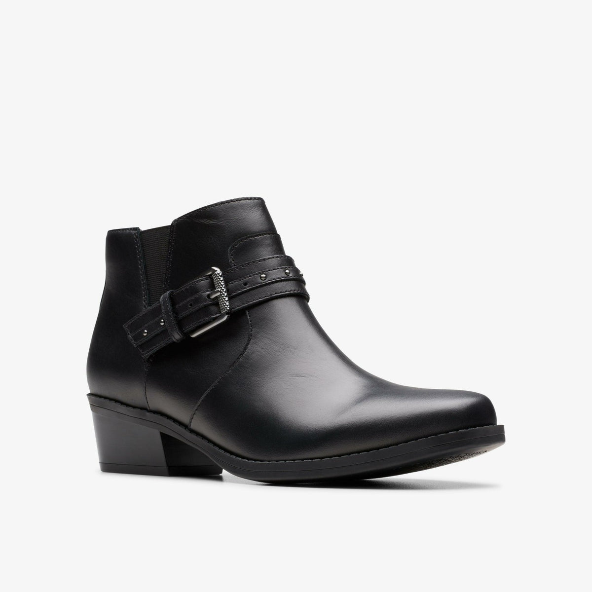 Danyelle Wish Black Leather | Clarks outlet