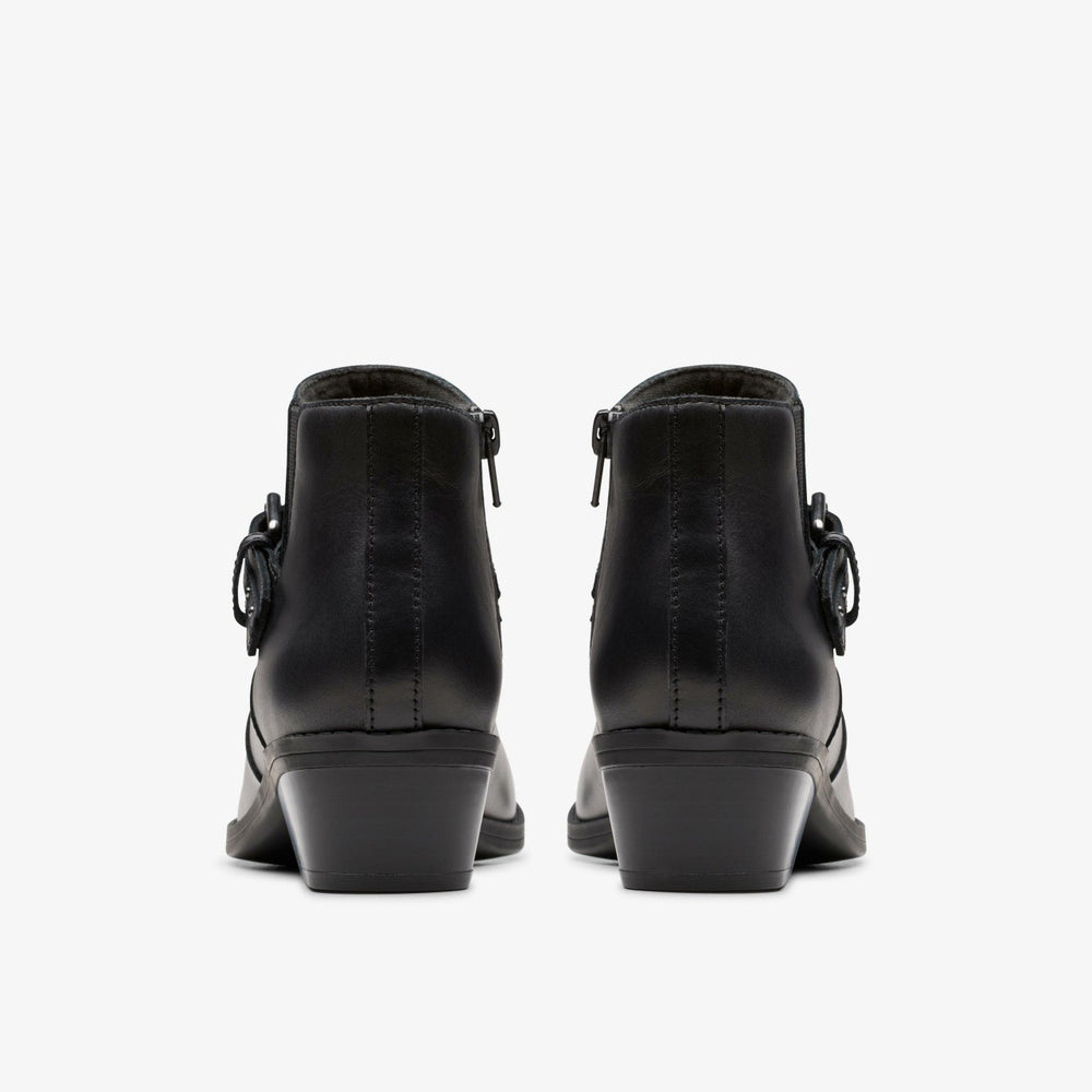 Danyelle Wish Black Leather | Clarks outlet