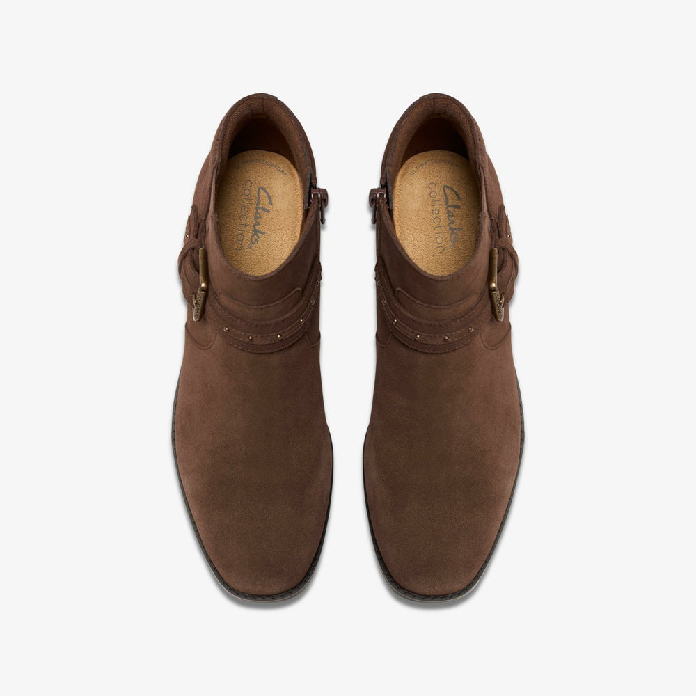 Danyelle Wish Brown Suede | Clarks Sale
