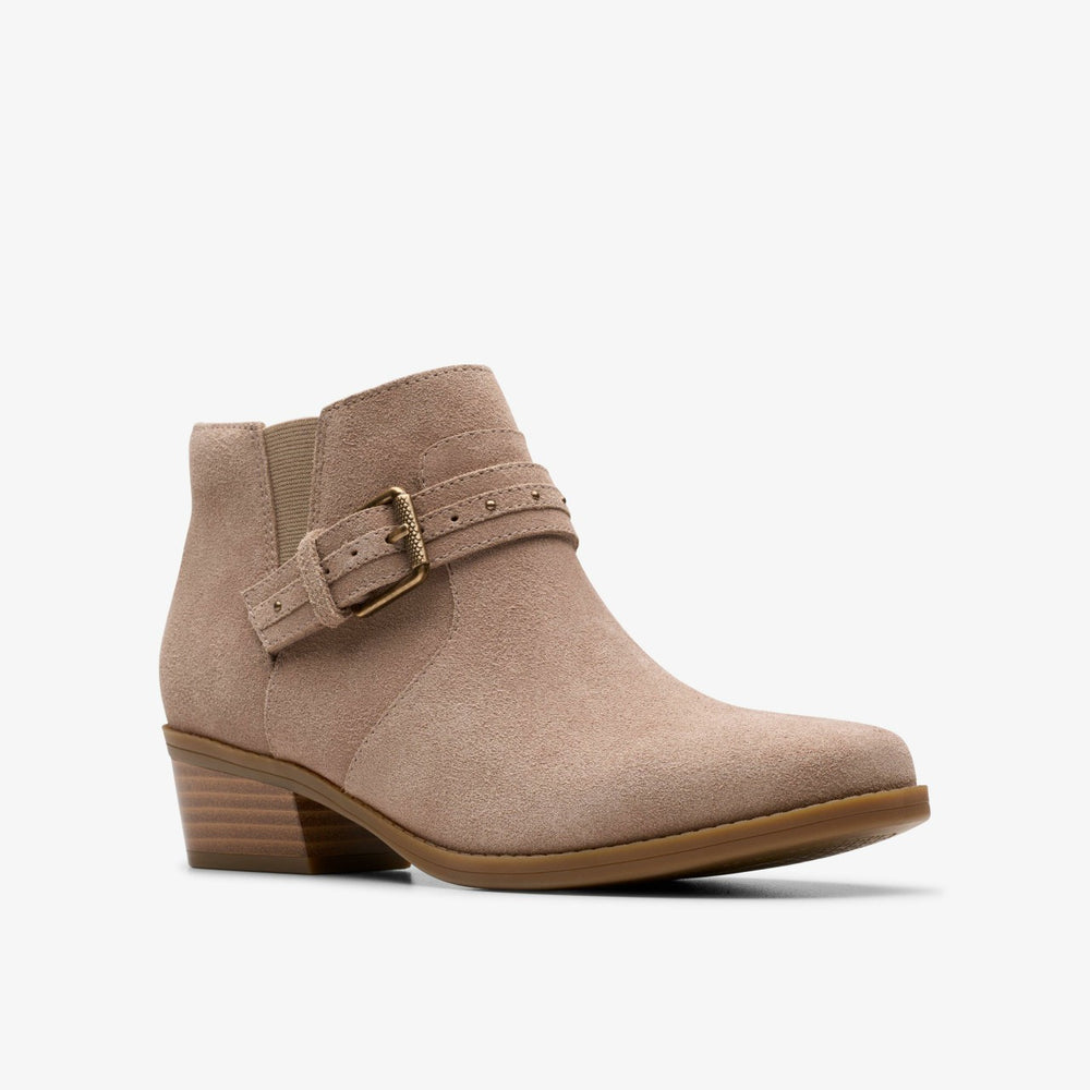 Danyelle Wish Light Taupe Suede | Clarks outlet