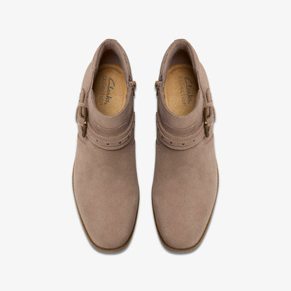 Danyelle Wish Light Taupe Suede | Clarks outlet