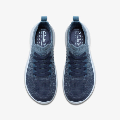 Solevana Lace Light Blue Combination | Clarks outlet