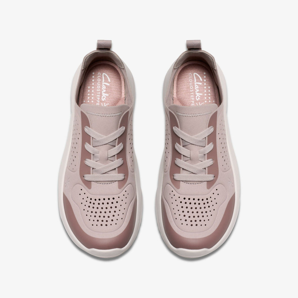 Solevana Tie Mauve Combination | Clarks for sale