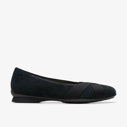 Jazmynn Gem Black Suede | Clarks discount