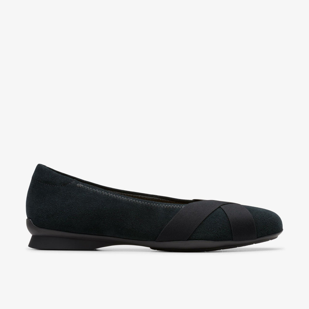Jazmynn Gem Black Suede | Clarks discount