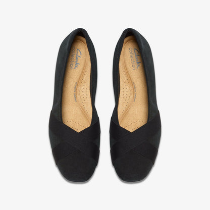 Jazmynn Gem Black Suede | Clarks discount