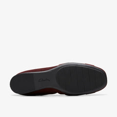 Jazmynn Gem Merlot Suede | Clarks outlet