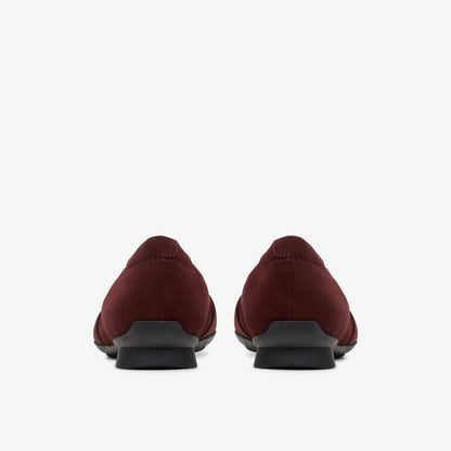 Jazmynn Gem Merlot Suede | Clarks outlet