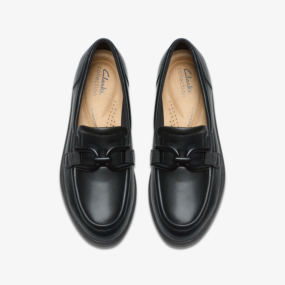 Zylah Top Black Leather | Clarks online