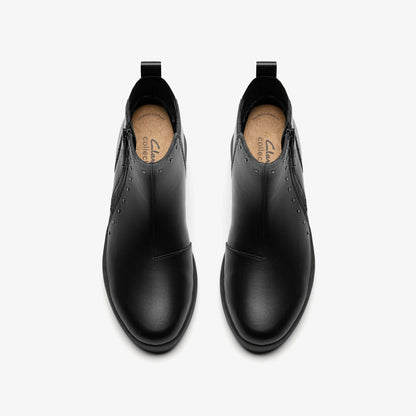 Zylah Willow Black Leather | Clarks online