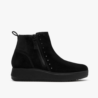 Zylah Willow Black Suede | Clarks on Sale