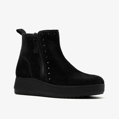 Zylah Willow Black Suede | Clarks on Sale