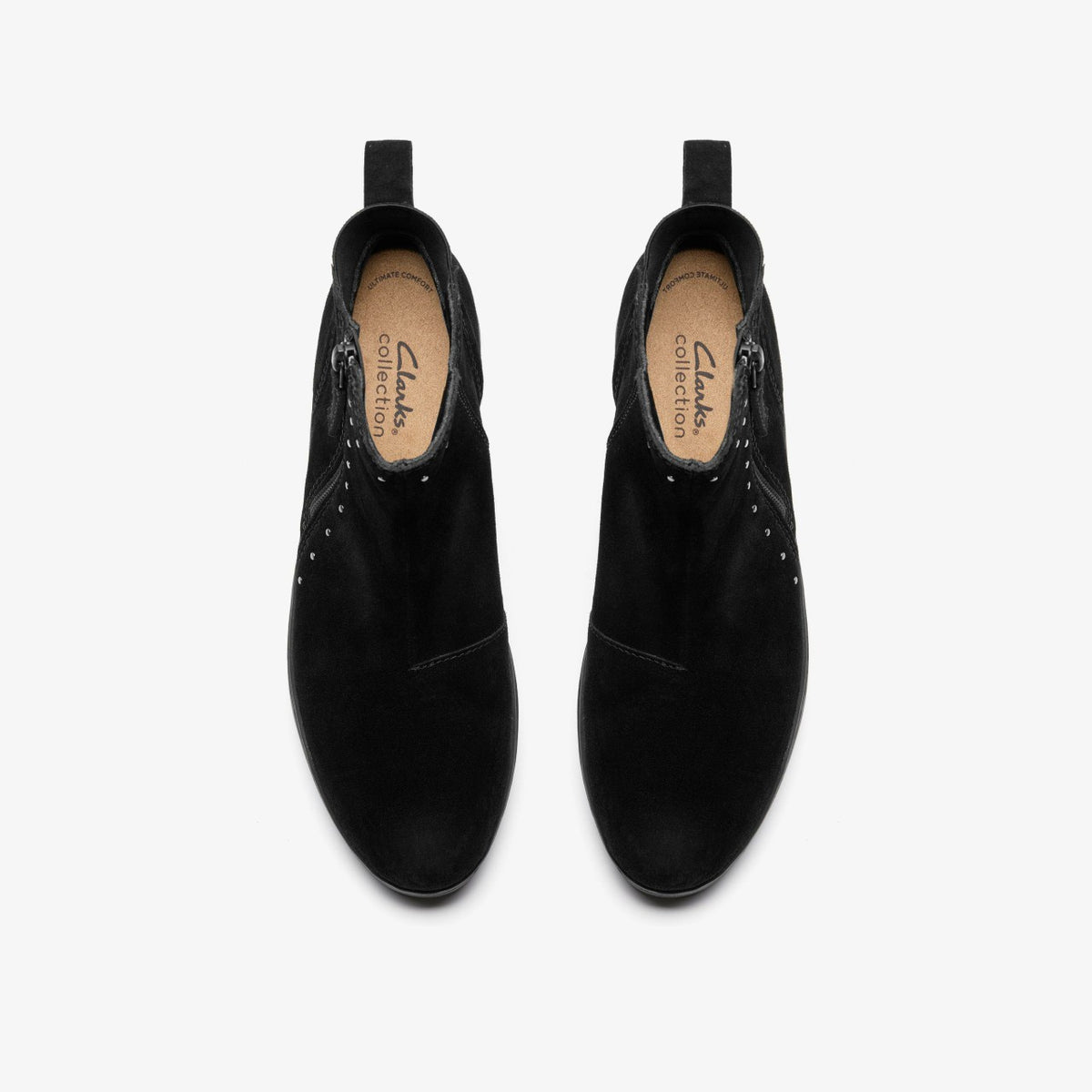 Zylah Willow Black Suede | Clarks on Sale