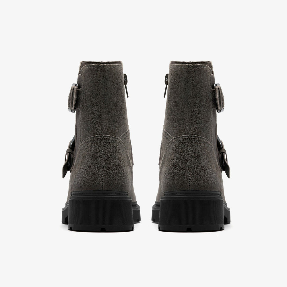 Lauryl Bay Dark Grey Leather | Clarks online