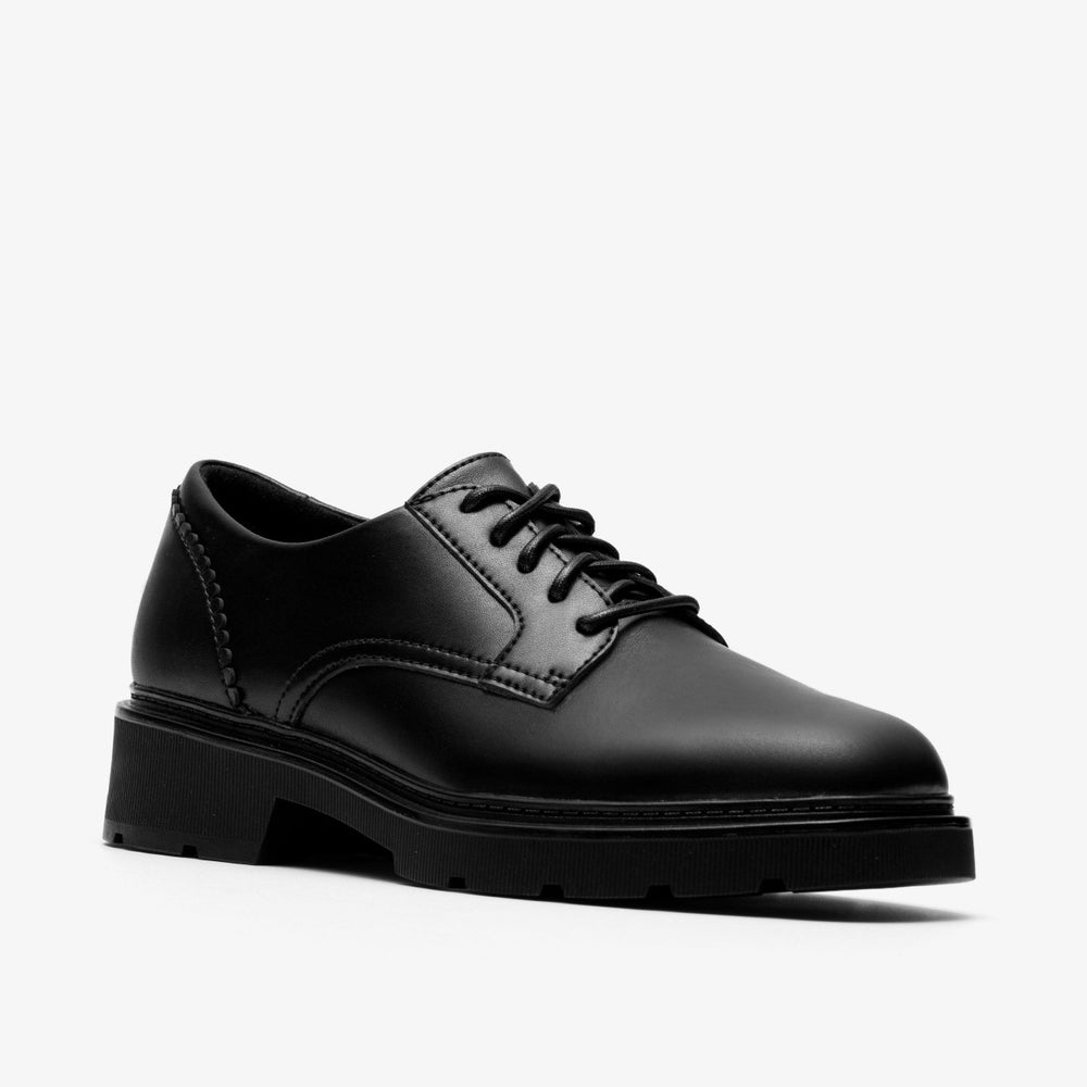 Lauryl Lace Black Leather | Clarks online