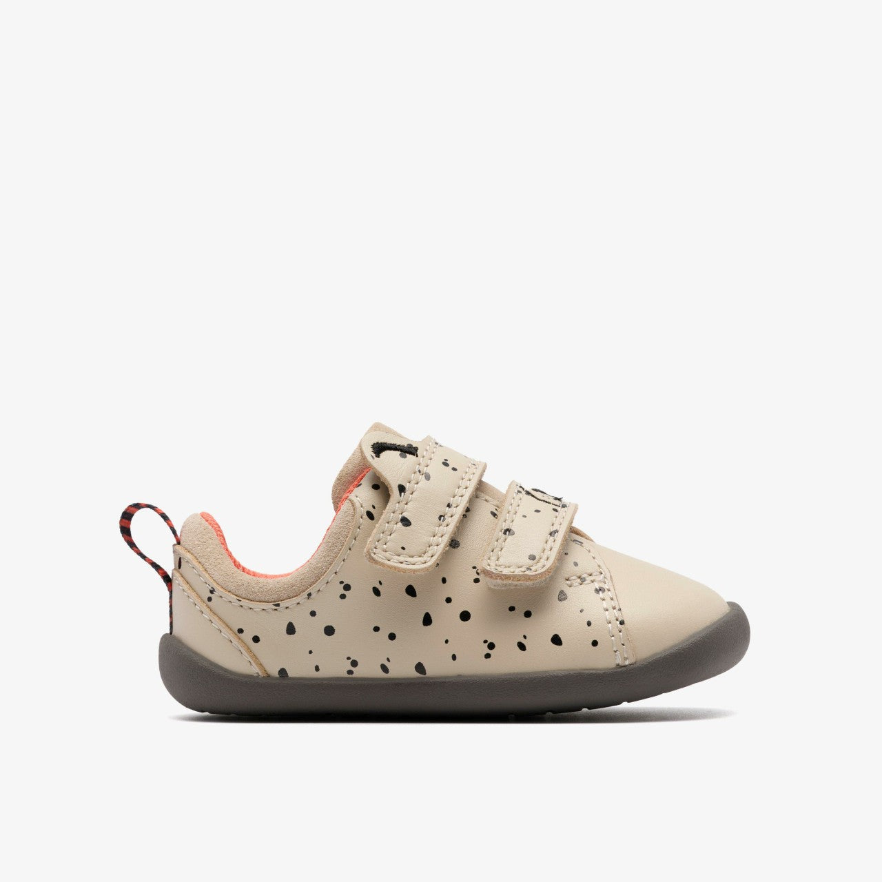 Roamer Wish Toddler Off White Print | Clarks on Sale