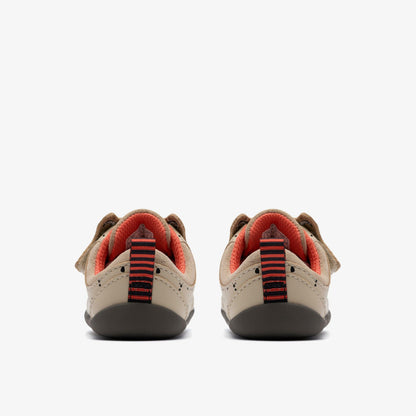 Roamer Wish Toddler Off White Print | Clarks on Sale