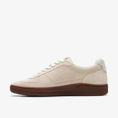 Craft Rally Ace Off White Suede | Clarks outlet