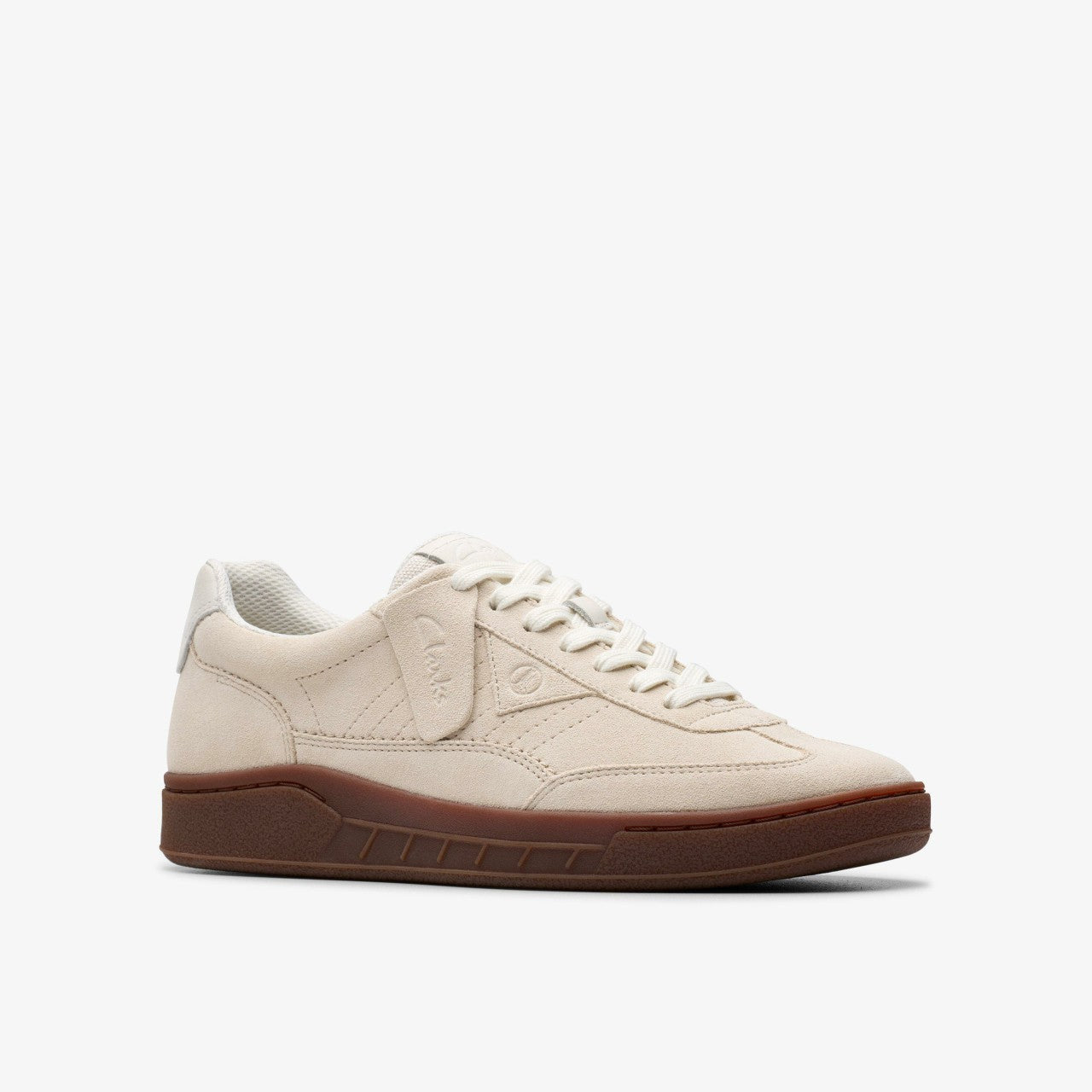 Craft Rally Ace Off White Suede | Clarks outlet
