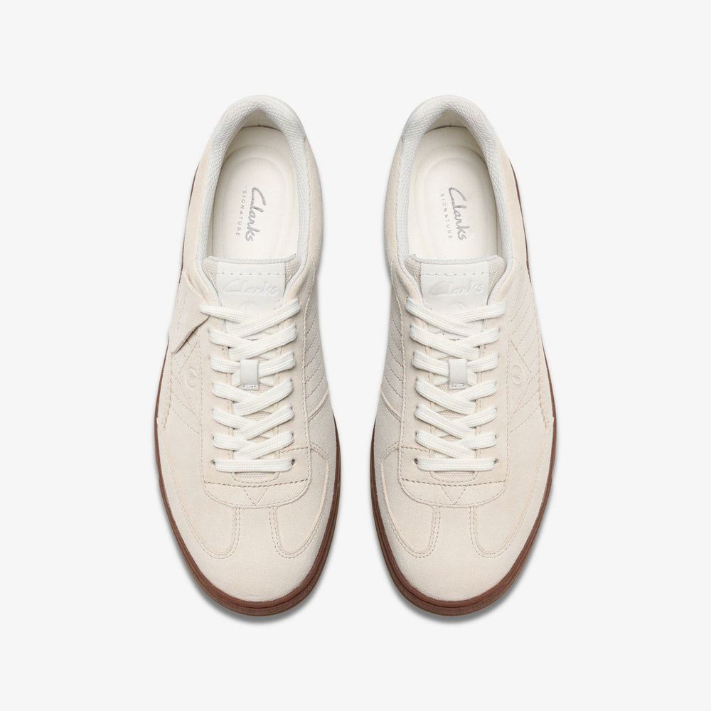 Craft Rally Ace Off White Suede | Clarks outlet