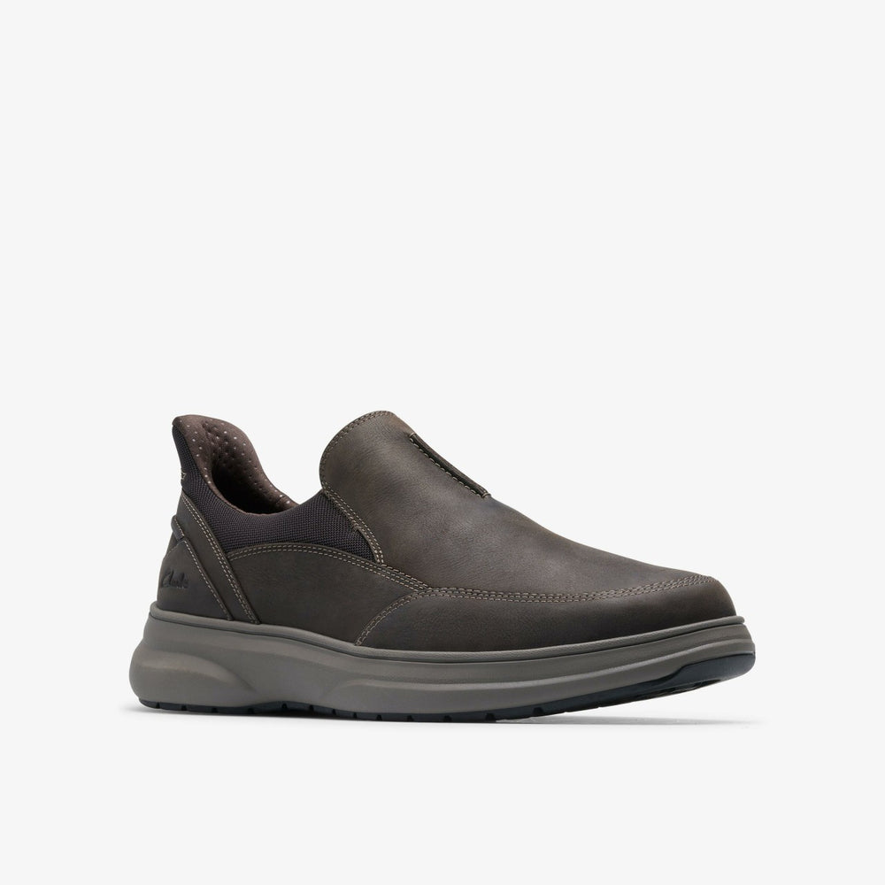 Mullan Step Dark Brown Leather | Clarks outlet
