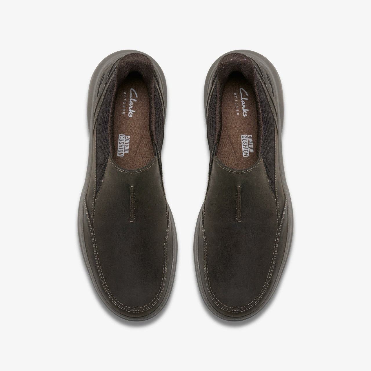 Mullan Step Dark Brown Leather | Clarks outlet