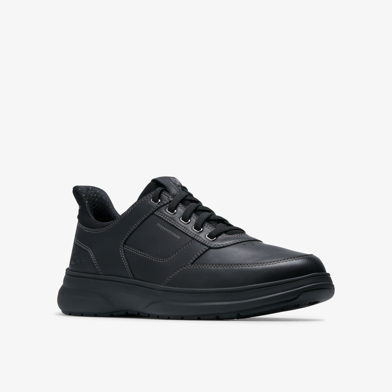 Mullan Easy Black Leather | Clarks for sale