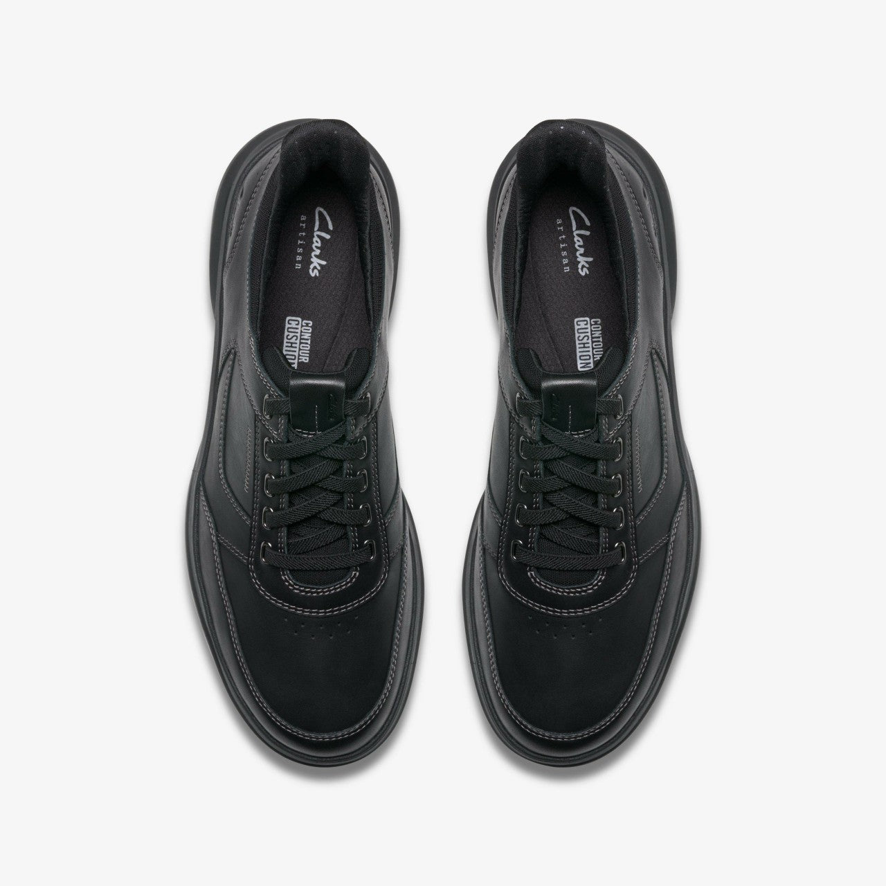 Mullan Easy Black Leather | Clarks for sale